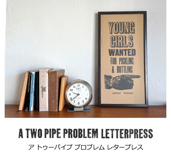 A TWO PIPE PROBLEM LETTERPRESS – HEMING'S official online store