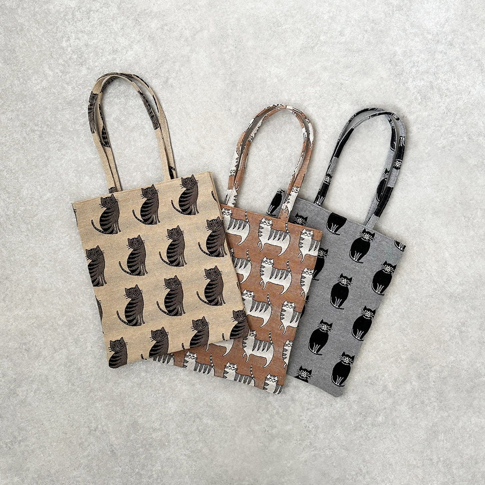 90s Sugar Street Weavers USA製 ゴブラン織り 猫 Finissage] コピーヌフラットトート – HEMING'S official online store
