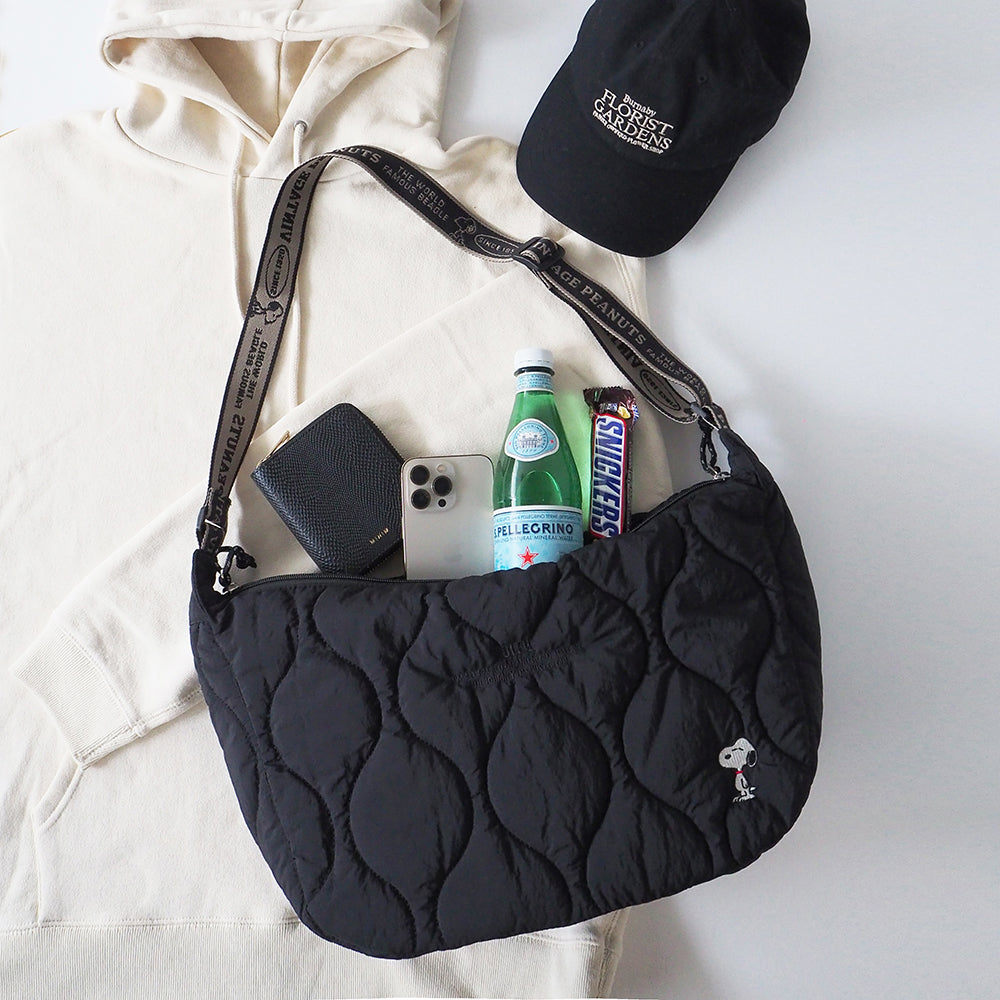 限定・ 非売品キルティングショルダーバッグ PEANUTS] PN/キルティングショルダーM(2025デザイン) – HEMING'S