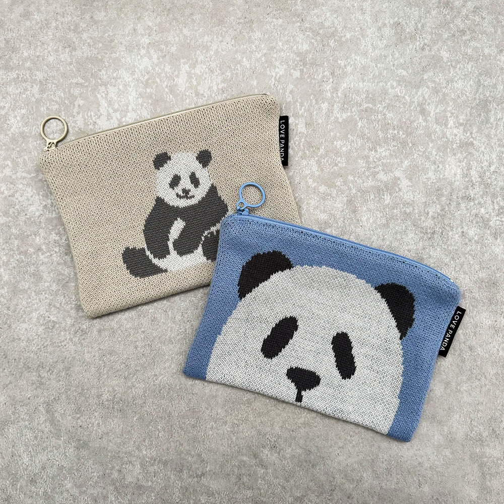 fam-11［45089］ パンダニットポーチ (fam) – HEMING'S official