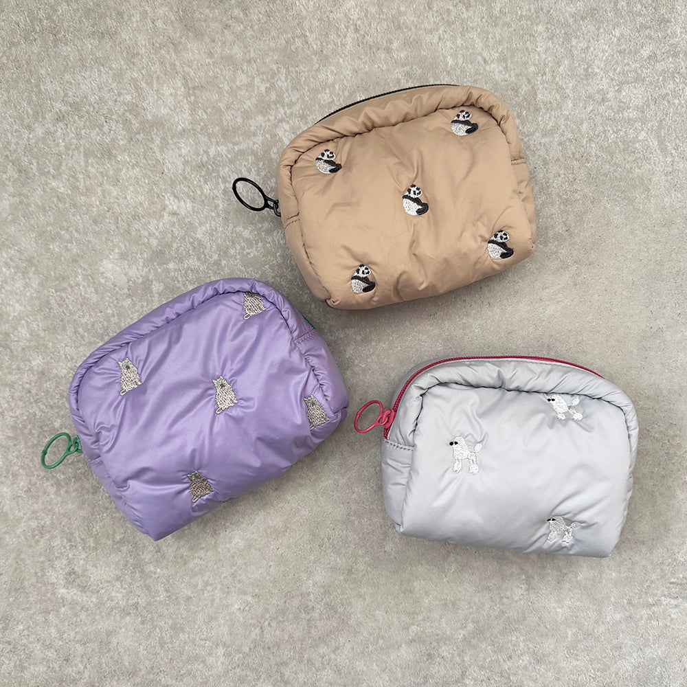 フグ ショルダーバッグ ポーチ セット ハンドメイド 河豚 ドット 水玉