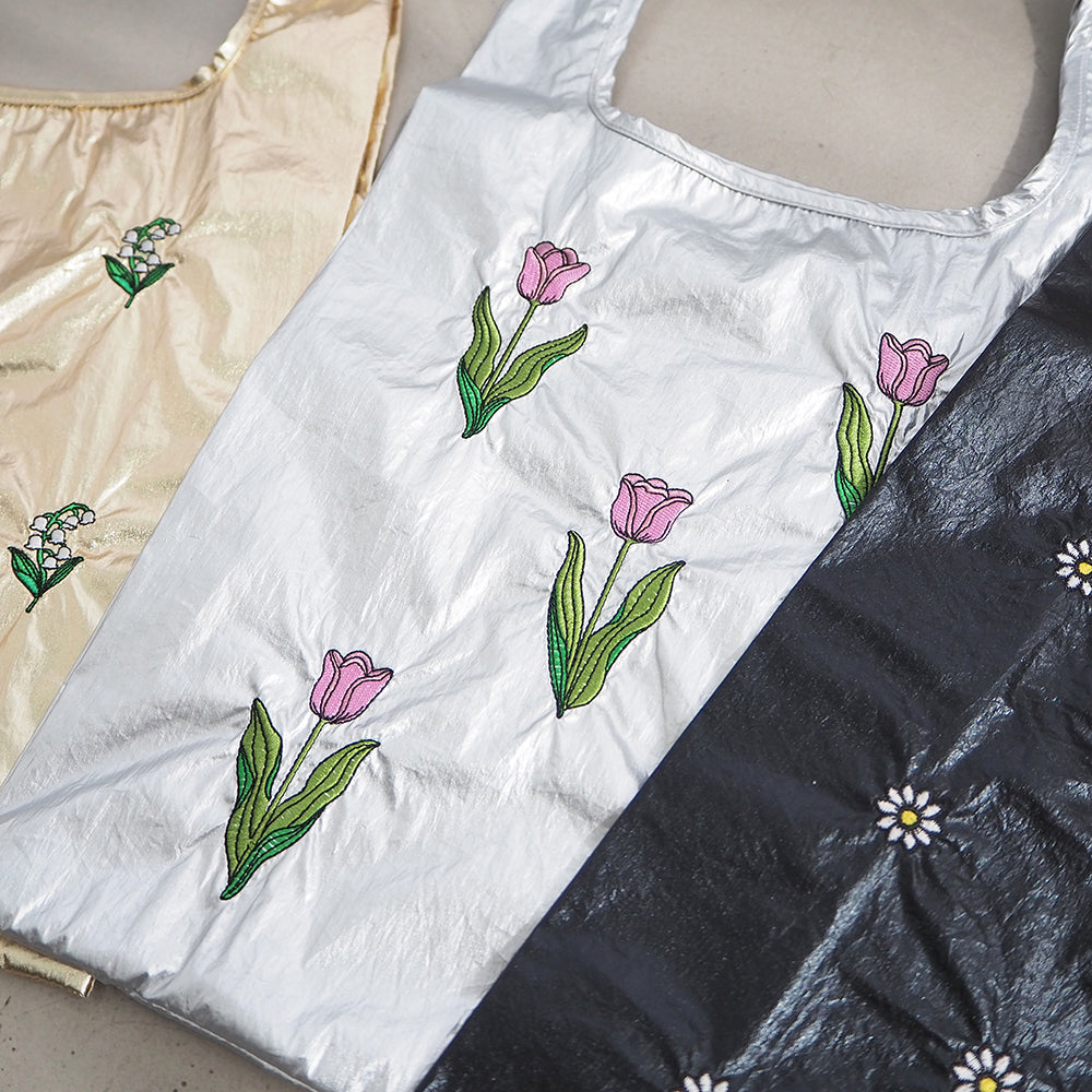 [JOliJOli] フローリスト刺繍エコバッグ