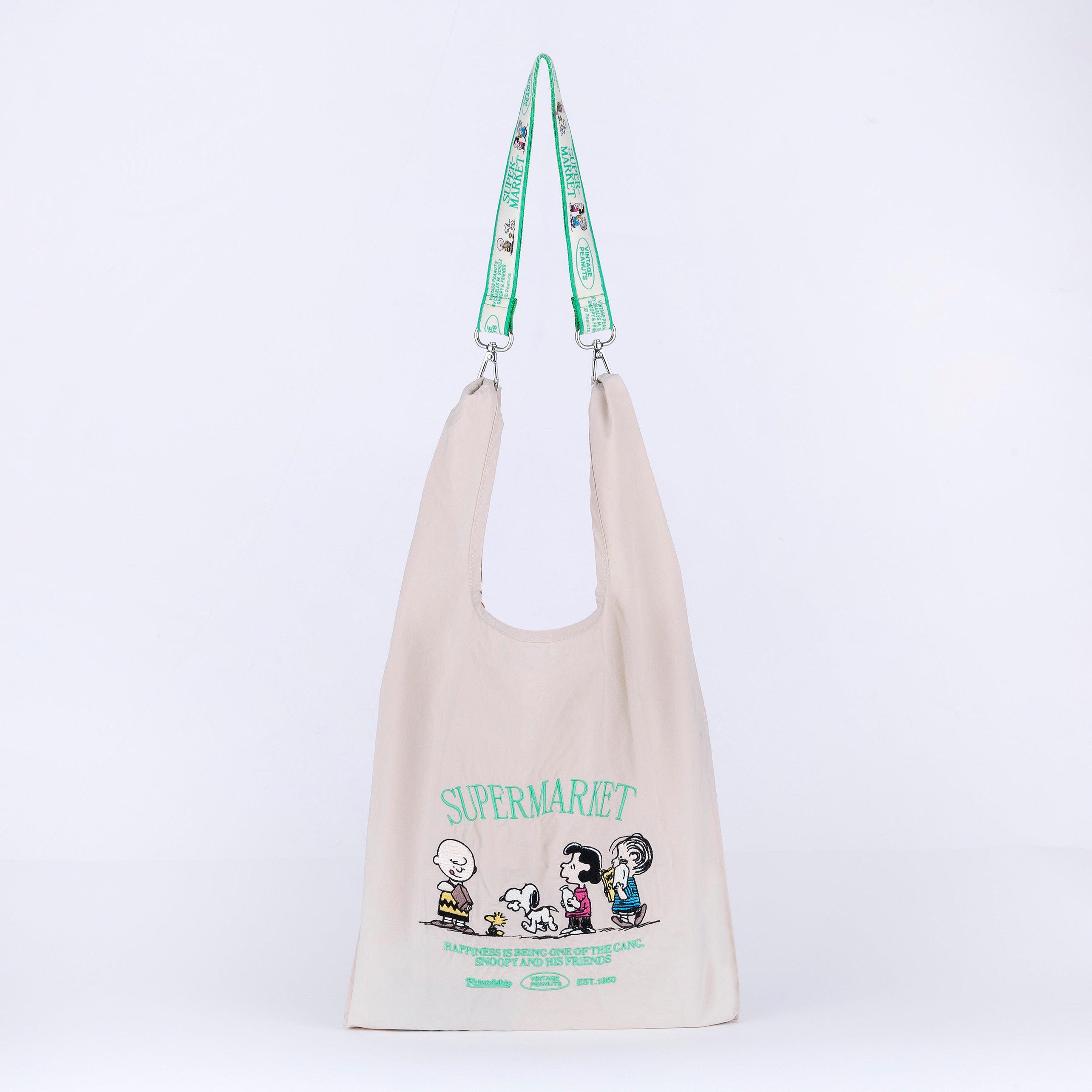PEANUTS] PN/ストラップ付きショッパーバッグ(送料無料/ゆうパケット