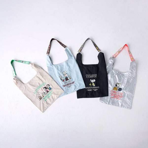 [PEANUTS] PN/ストラップ付きショッパーバッグ(送料無料/ゆうパケット)