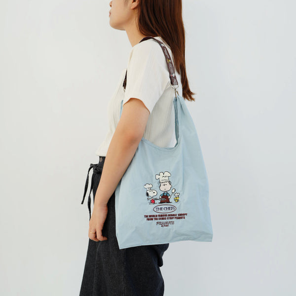 [PEANUTS] PN/ストラップ付きショッパーバッグ(送料無料/ゆうパケット)