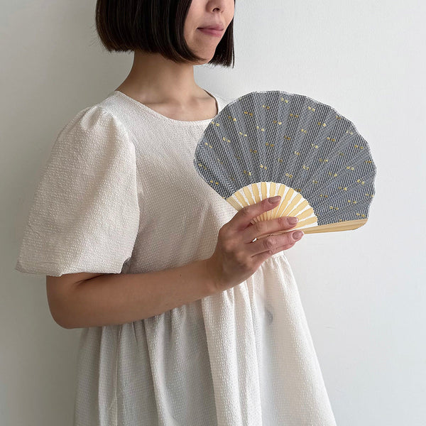 [RICCA] ナビー扇子(送料無料/ゆうパケット)