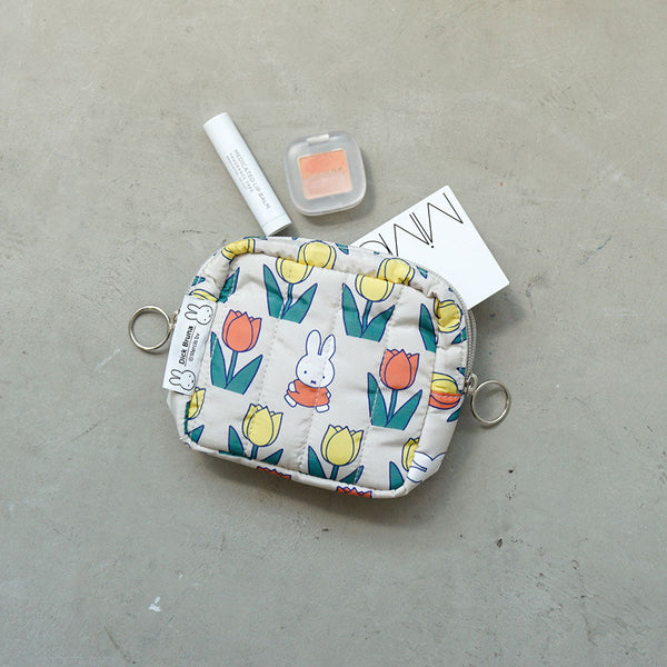 [Dick Bruna] DB/キルティングスクエアポーチ