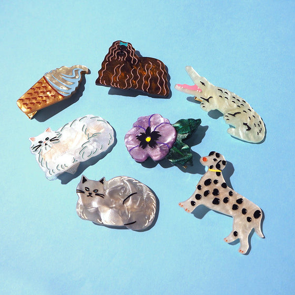 [JOliJOli] FTダイカットヘアクリップ(送料無料/ゆうパケット)