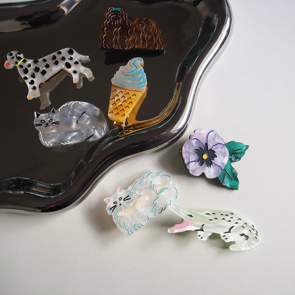 [JOliJOli] FTダイカットヘアクリップ(送料無料/ゆうパケット)