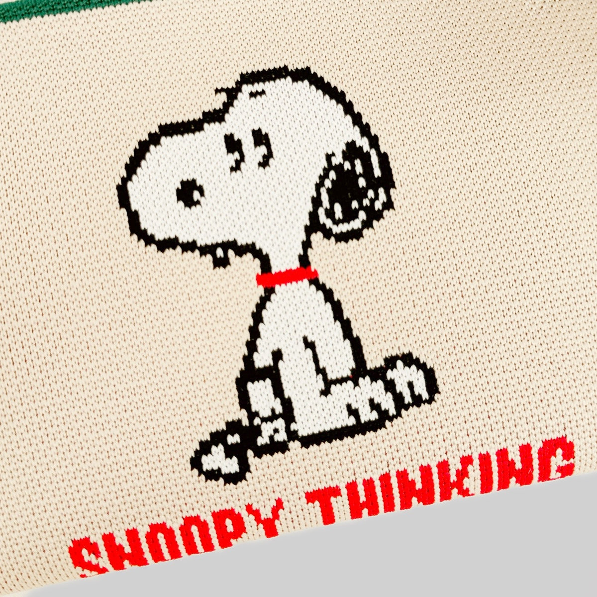 [PEANUTS] PN/tente ジャガードニット