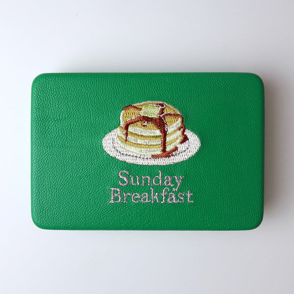 [JOliJOli] キャリング刺繍コンパクトミラーケース