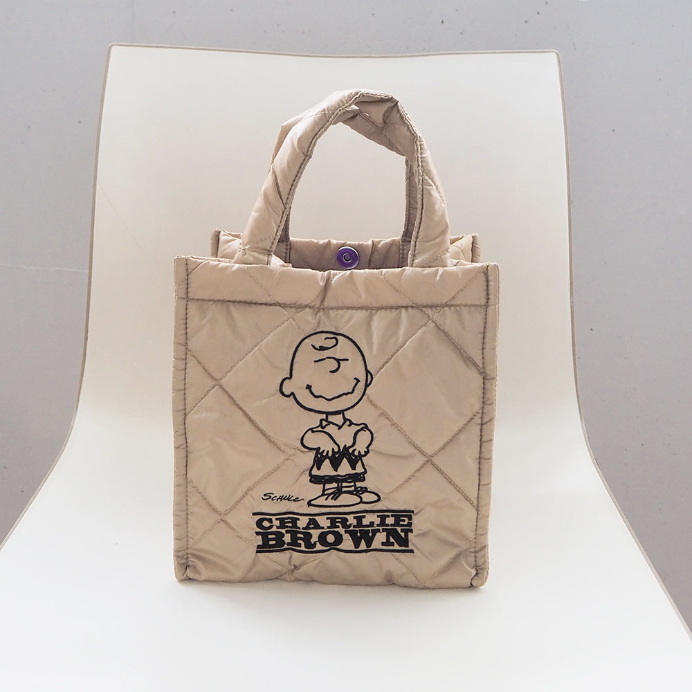 [PEANUTS] PEANUTS/キュービックバッグM