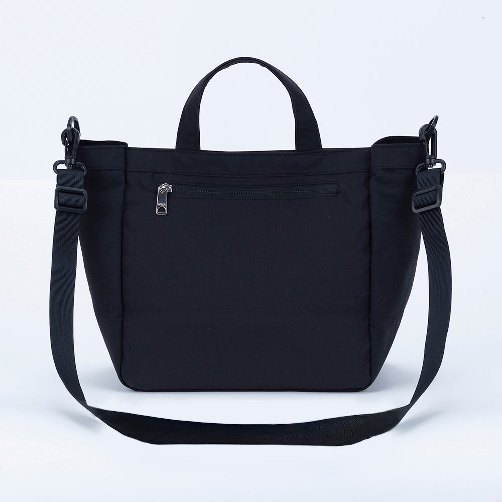 soleile ソレイル 撥水加工 2way ブラックトートバッグ soleile ソレイル 撥水加工 2way ブラックトートバッグ