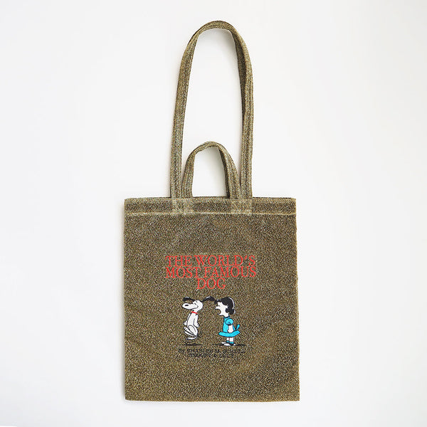 [PEANUTS] PN/ラメフラットトート