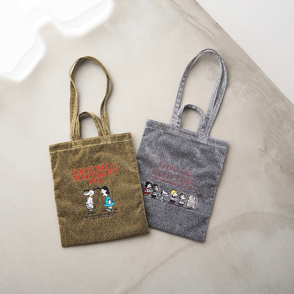 [PEANUTS] PN/ラメフラットトート