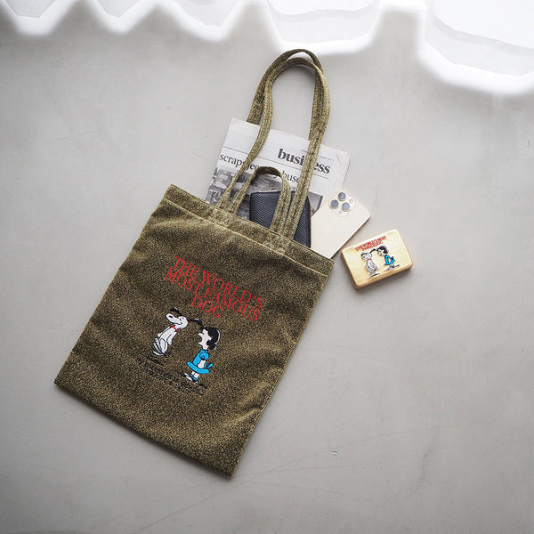 [PEANUTS] PN/ラメフラットトート