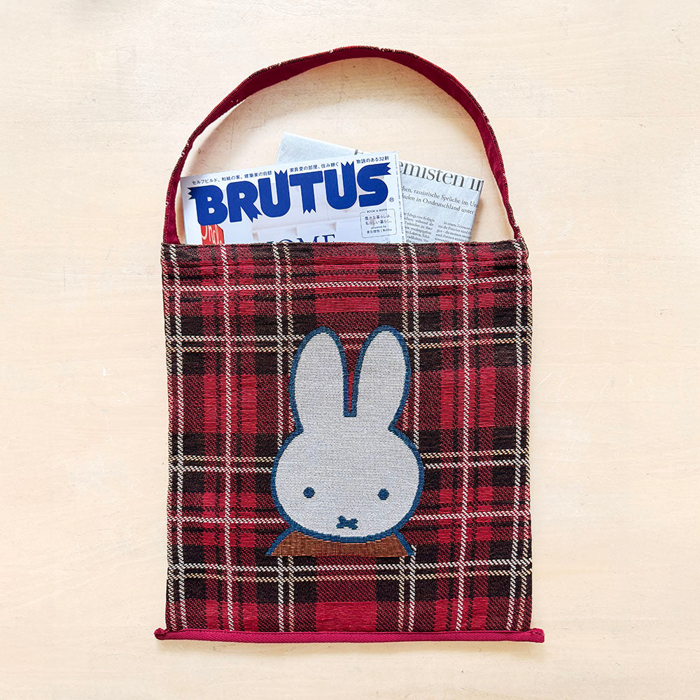 [Dick Bruna] DB/チェックジャガードフラットトート