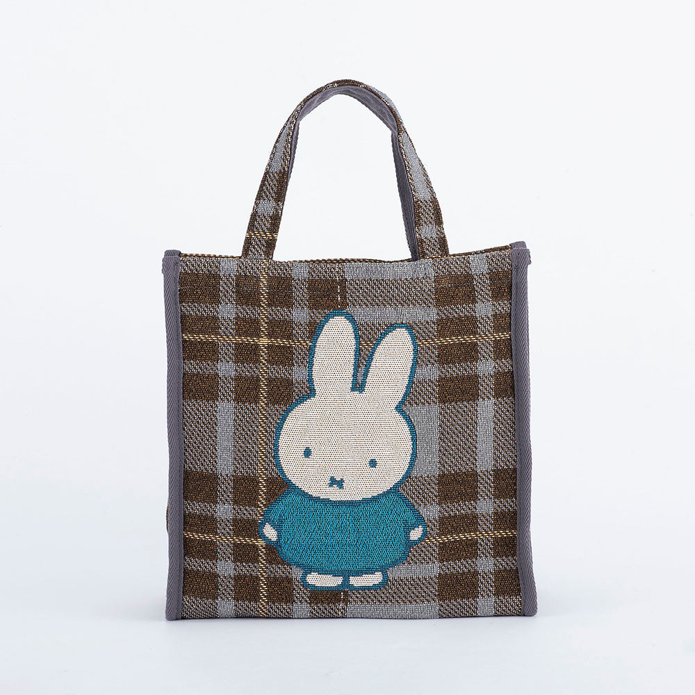 [Dick Bruna] DB/チェックジャガードスクエアトート