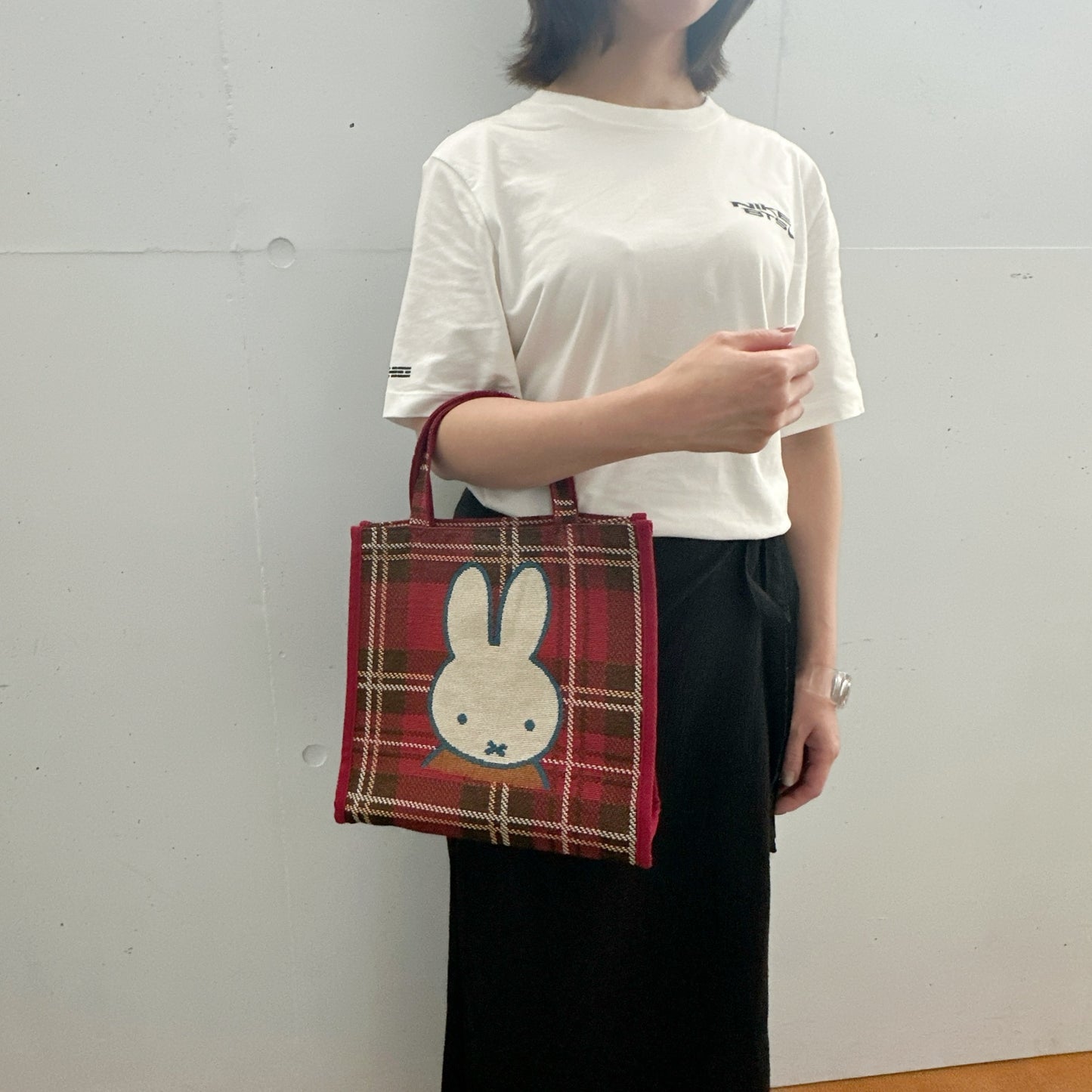 [Dick Bruna] DB/チェックジャガードスクエアトート