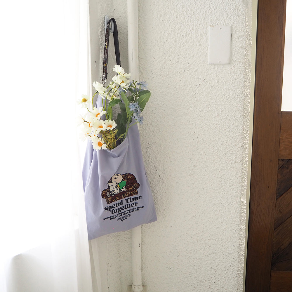 [PEANUTS] PN/ストラップ付ショッパーバッグ