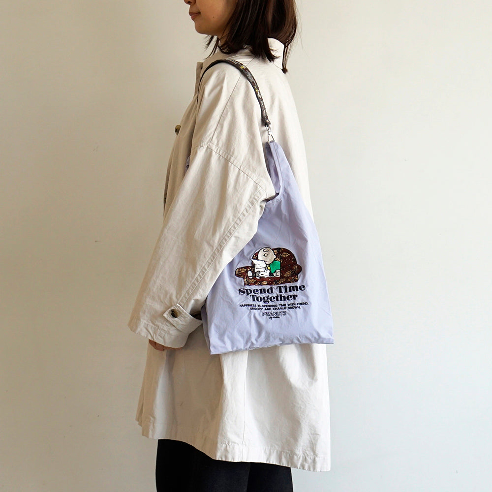 [PEANUTS] PN/ストラップ付ショッパーバッグ