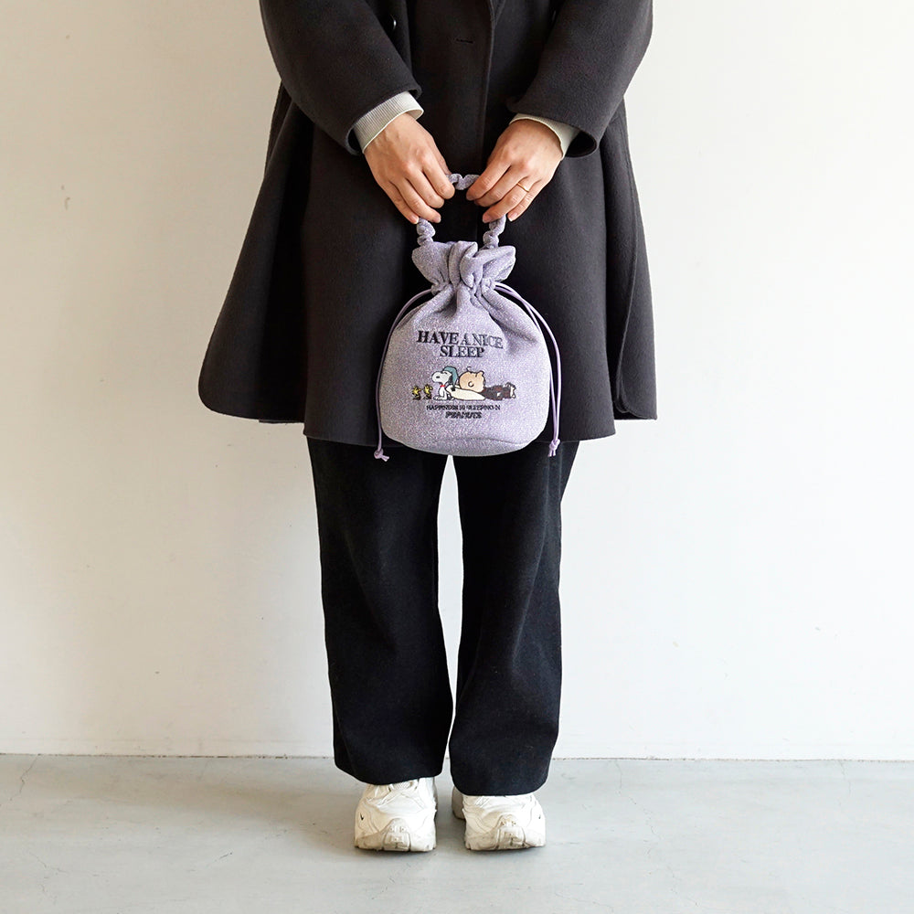 PEANUTS] PN/ラメ巾着トート – HEMING'S official online store