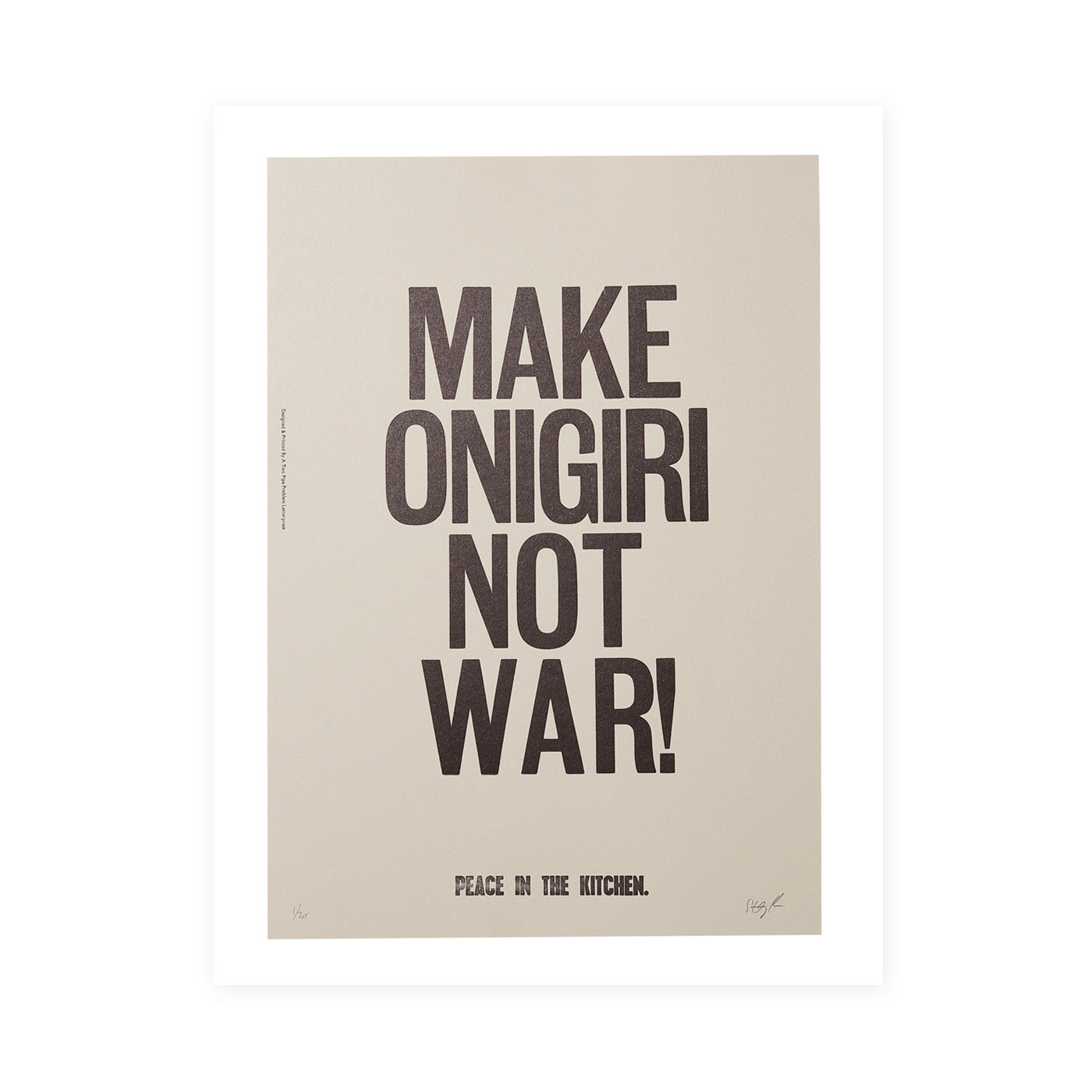 [ATPPL] Typography Poster/L size