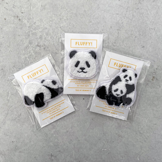 [PANDA]パンダシェニールブローチ