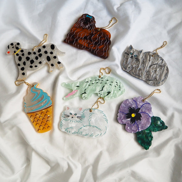 [JOliJOli] FTダイカットチャームミラー(送料無料/ゆうパケット)