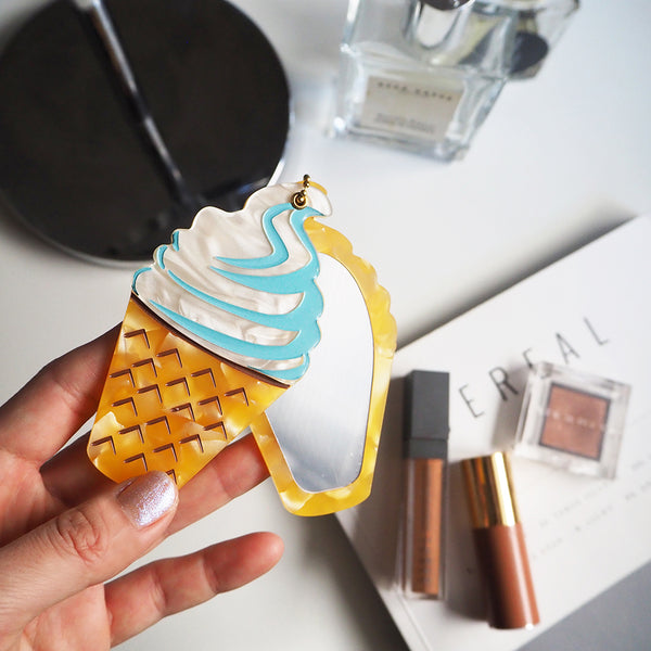 [JOliJOli] FTダイカットチャームミラー(送料無料/ゆうパケット)