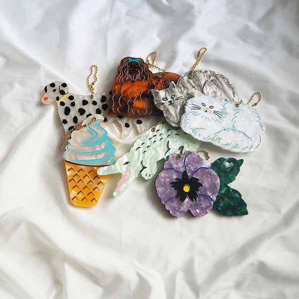 [JOliJOli] FTダイカットチャームミラー(送料無料/ゆうパケット)