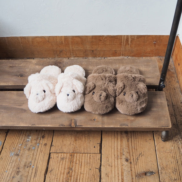 [JOliJOli] テディヒールスリッパ