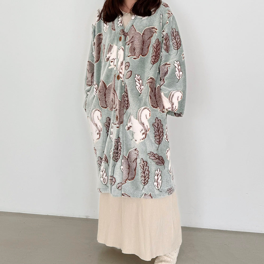 N607◯ goodwinweavers コットン フリンジ 織物 ガウン PAQUET] ファニールームガウン – HEMING'S official online store