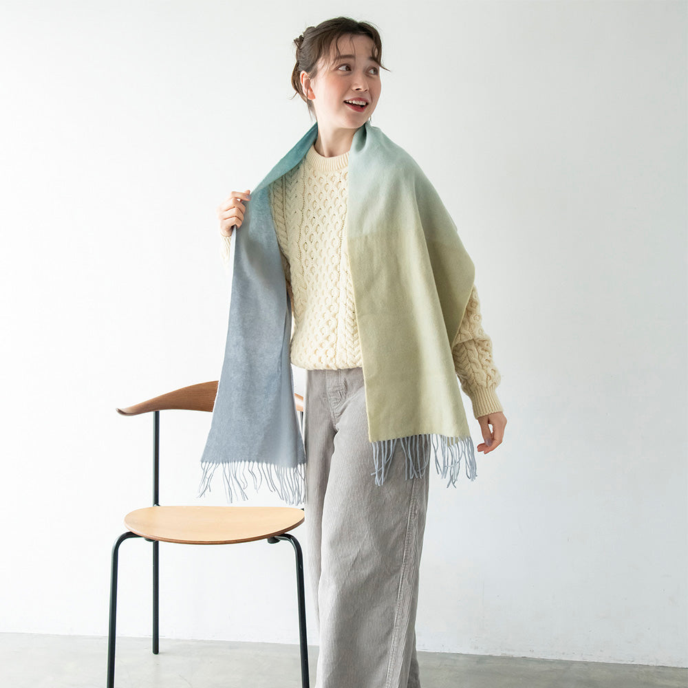 [Finissage] グラデーションマフラー