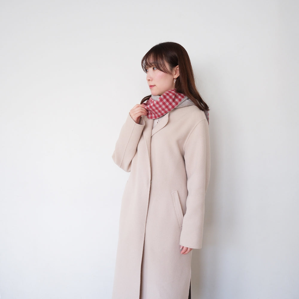 [Finissage] ダブルフェイスチェックマフラー
