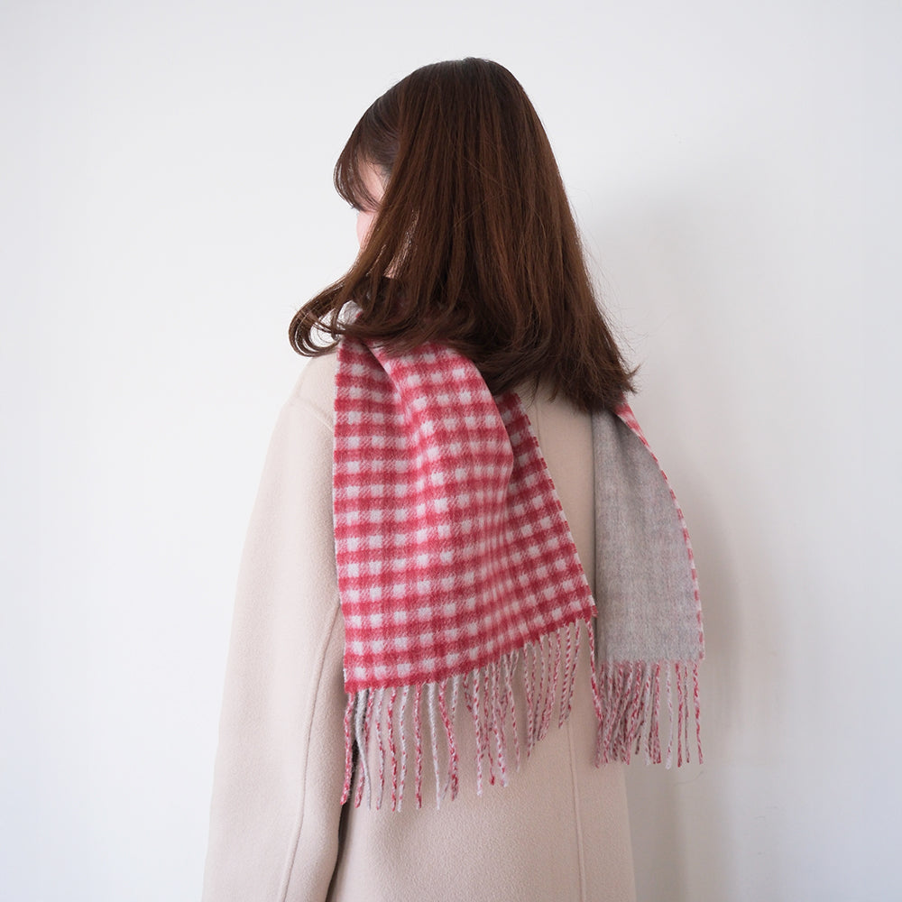 [Finissage] ダブルフェイスチェックマフラー