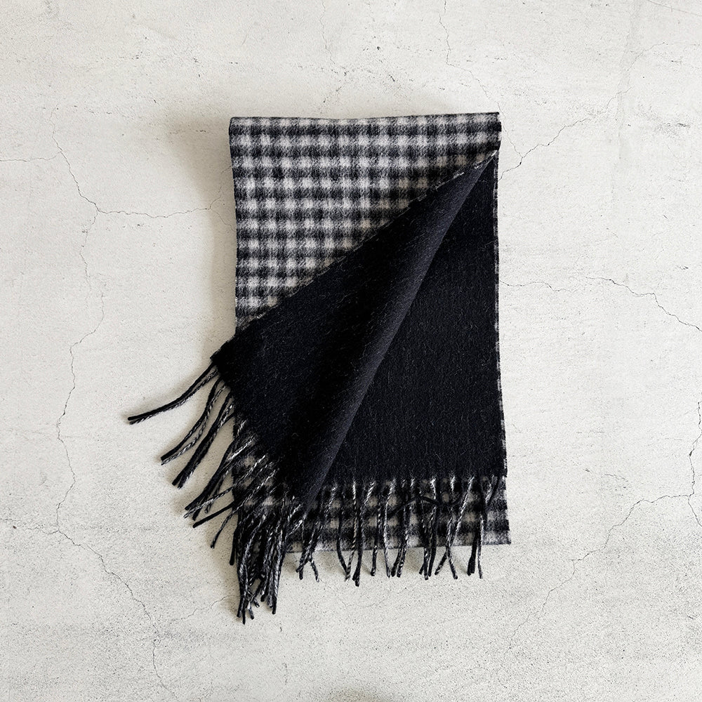 [Finissage] ダブルフェイスチェックマフラー