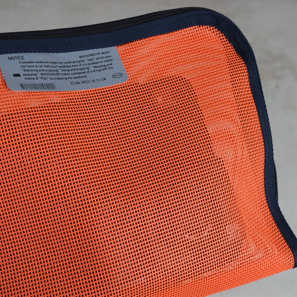 [WEEKENDER] PVC MESH FLAT CASE