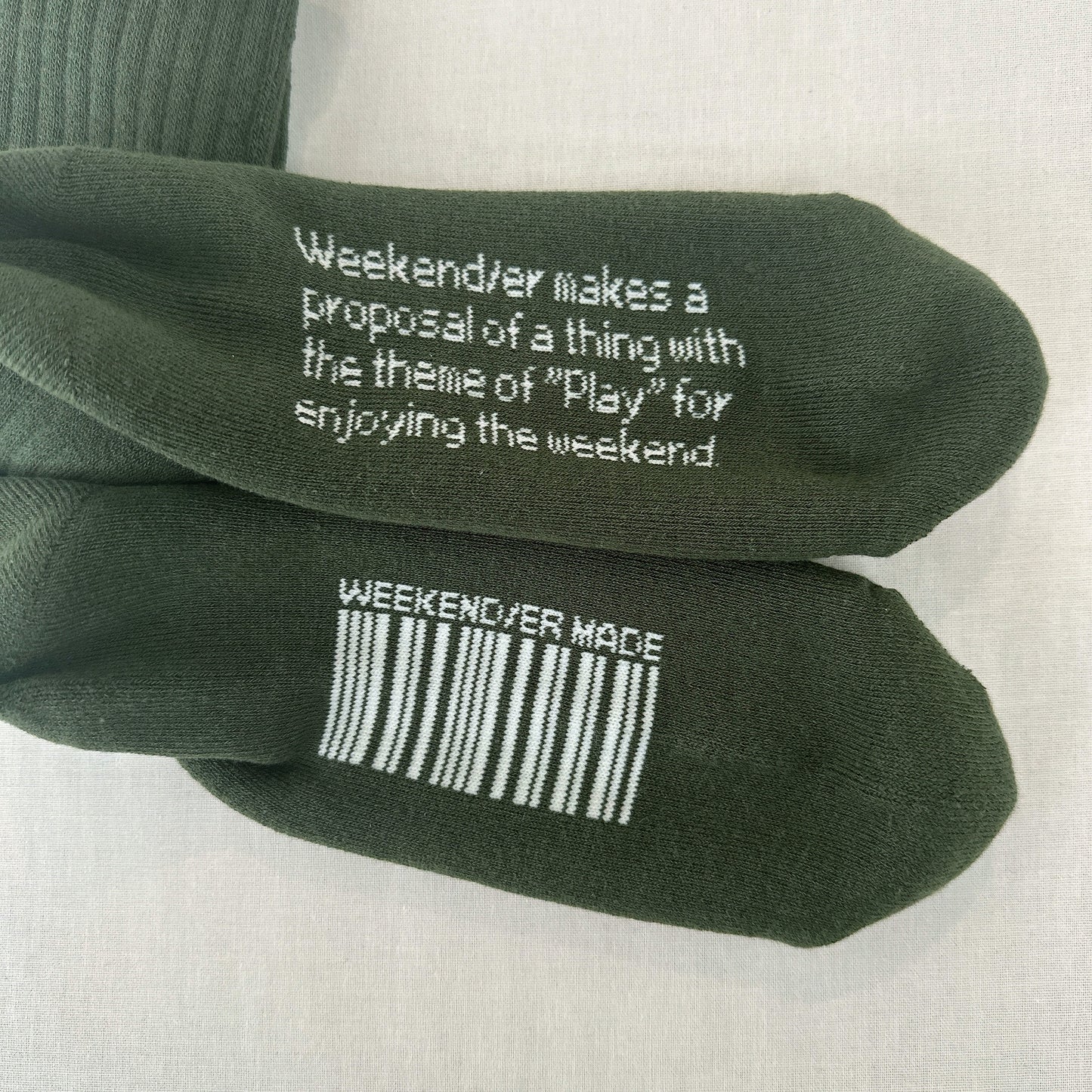 [WEEKENDER] SOCKS LOGO