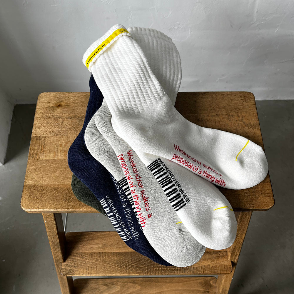 [WEEKENDER] SOCKS LOGO