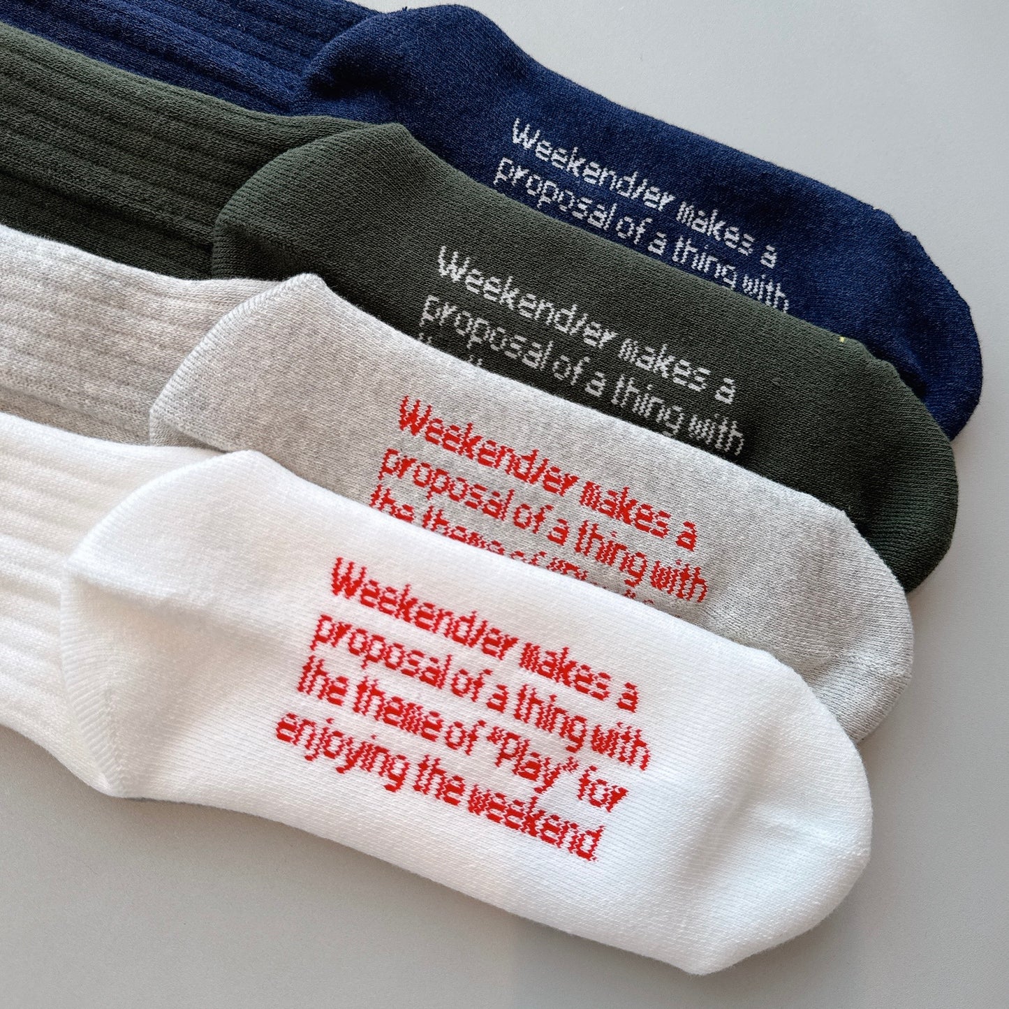 [WEEKENDER] SOCKS LOGO
