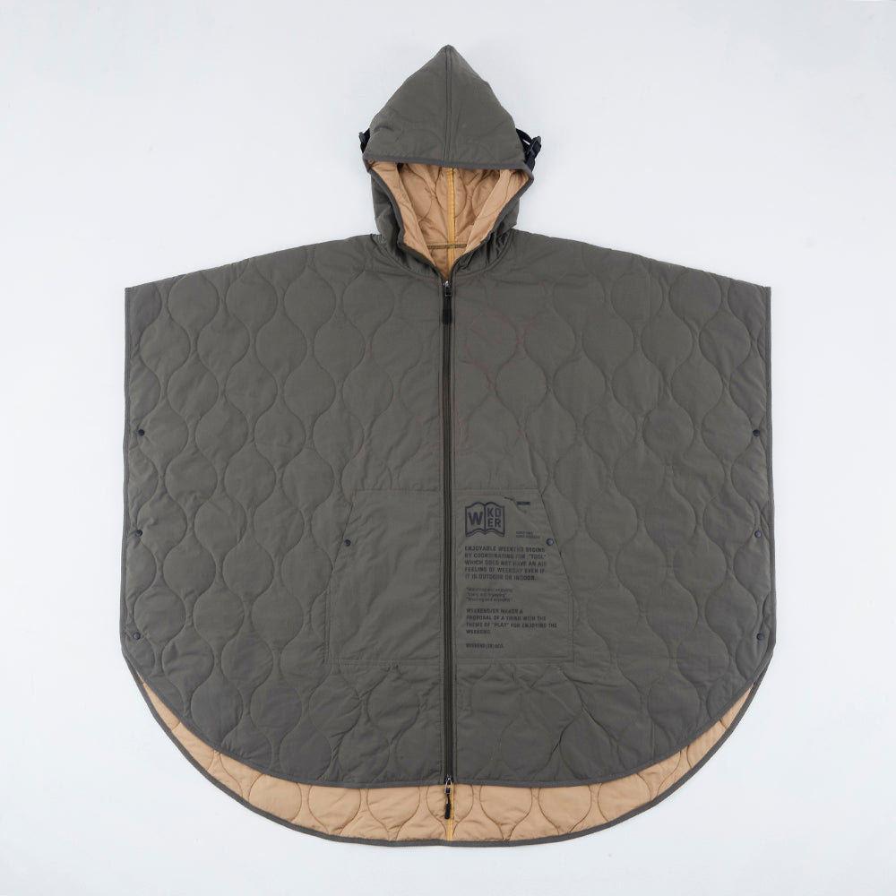 hemp wool ポンチョ