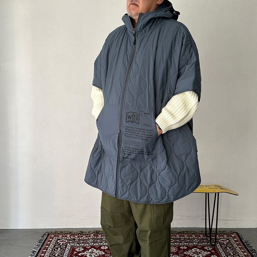 WEEKENDER] QUILTING PONCHO – HEMING'S official online store