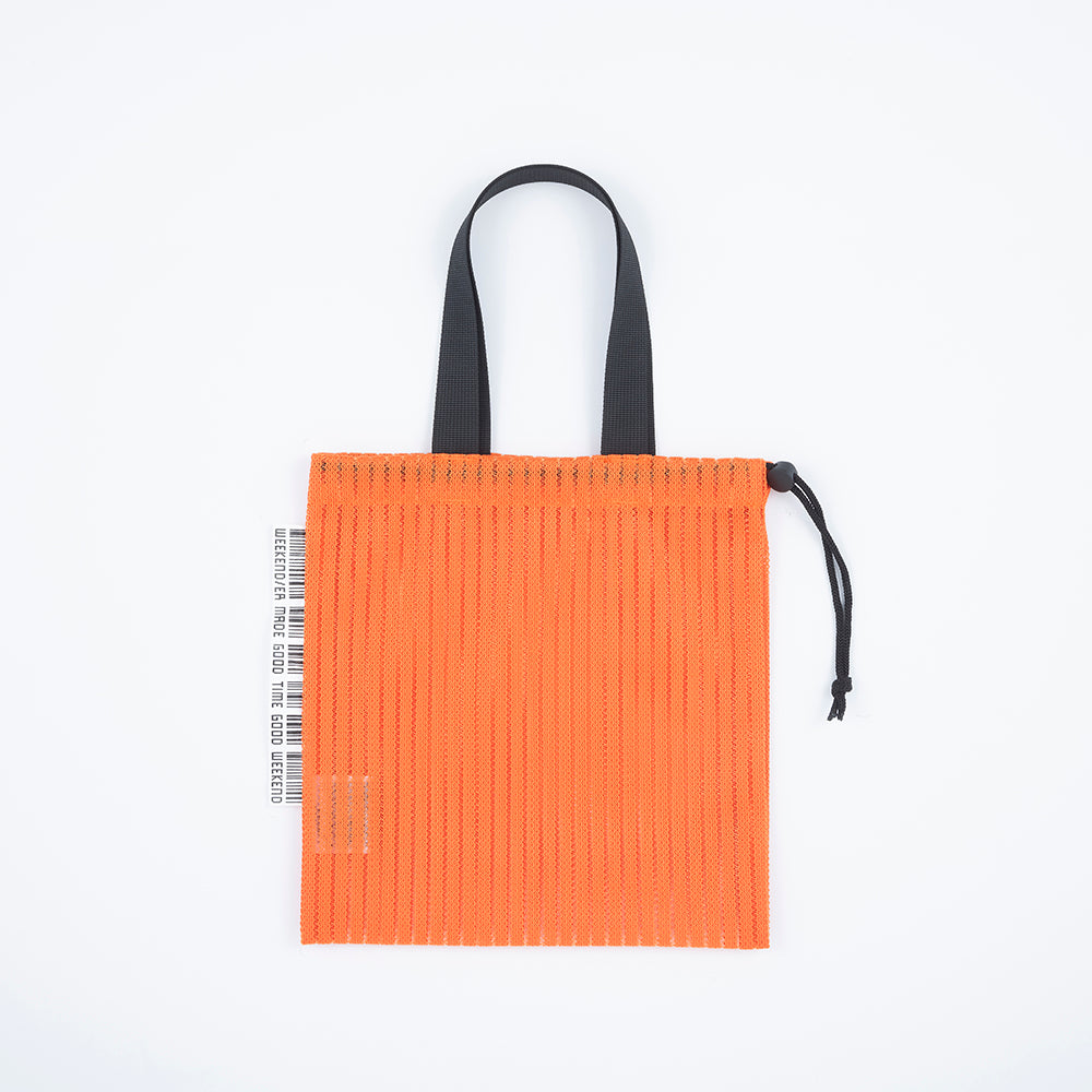WEEKENDER] RETRO STRIPE MESH DRAWSTING BAG – HEMING'S