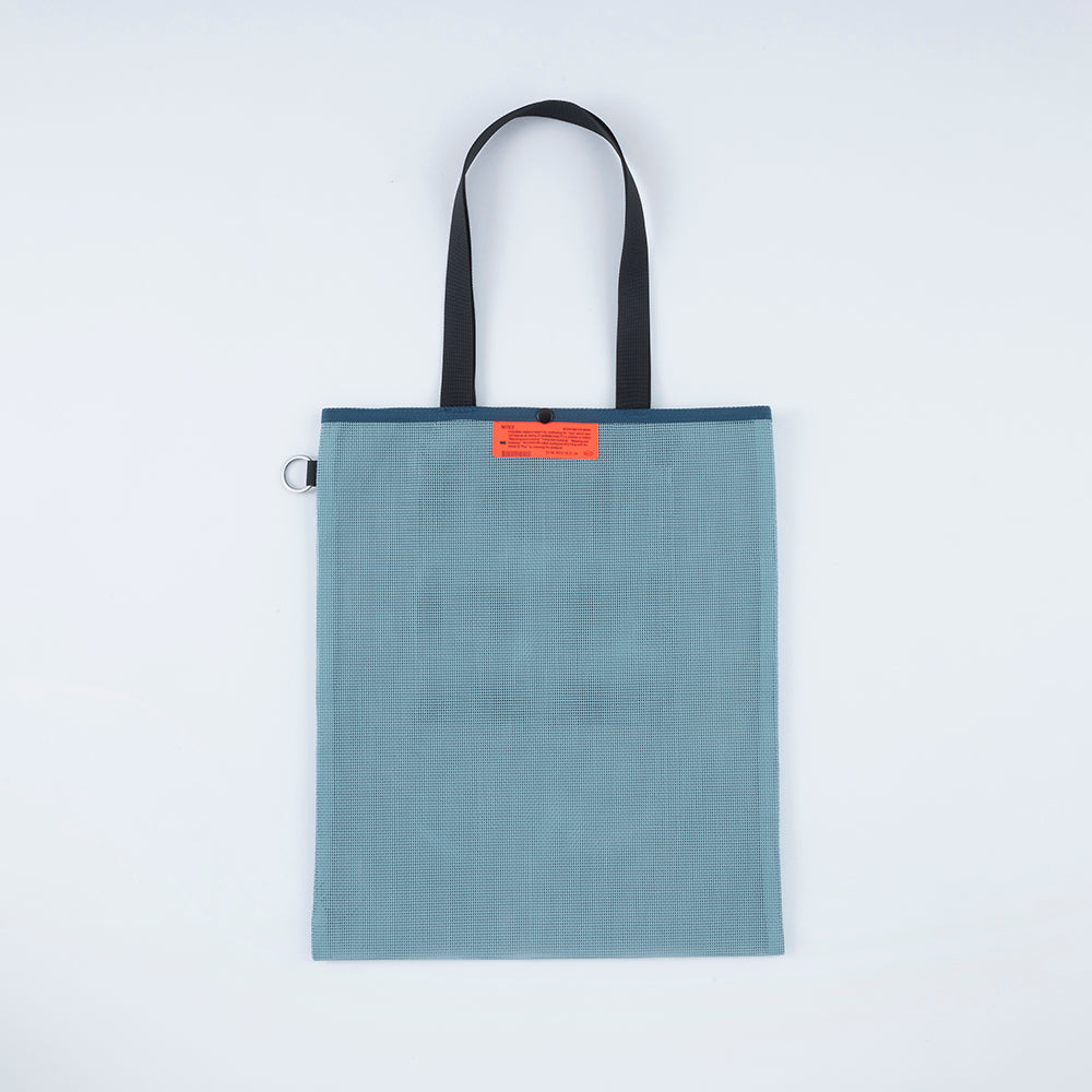 [WEEKENDER] PVC MESH FLAT TOTE BAG