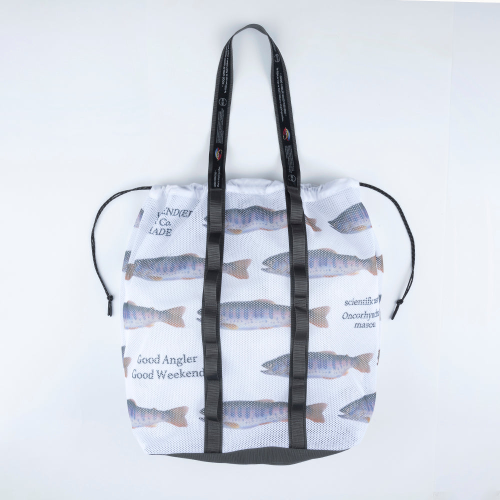 [WEEKENDER] WEEKEND MESH LARGE TOTE BAG ”To Fish”