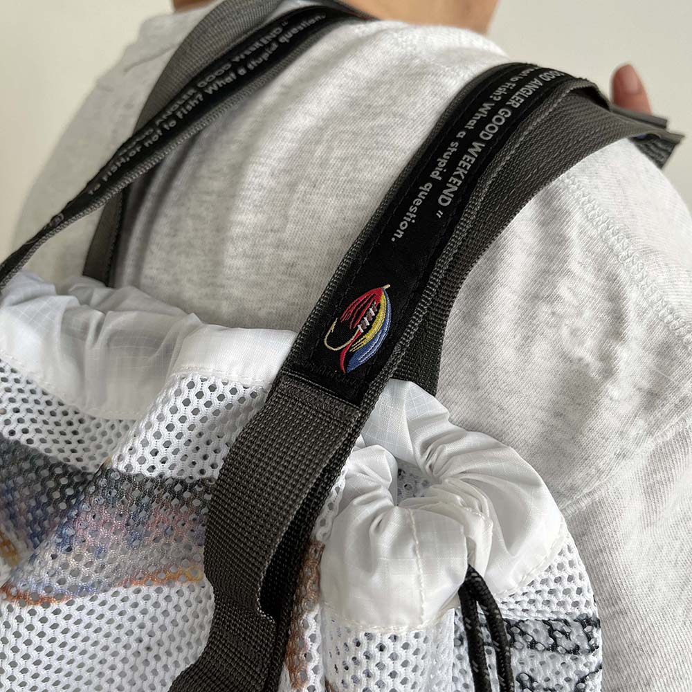 [WEEKENDER] WEEKEND MESH LARGE TOTE BAG ”To Fish”