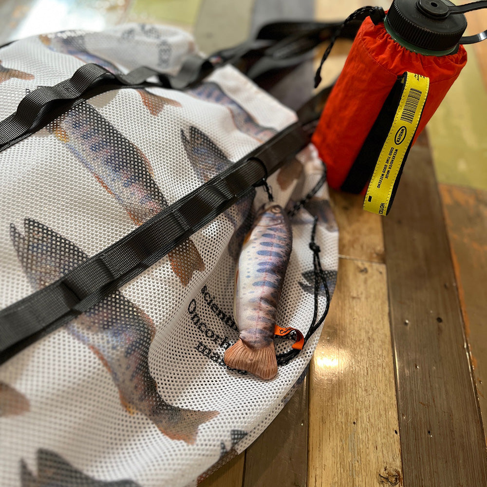 [WEEKENDER] WEEKEND MESH LARGE TOTE BAG ”To Fish”