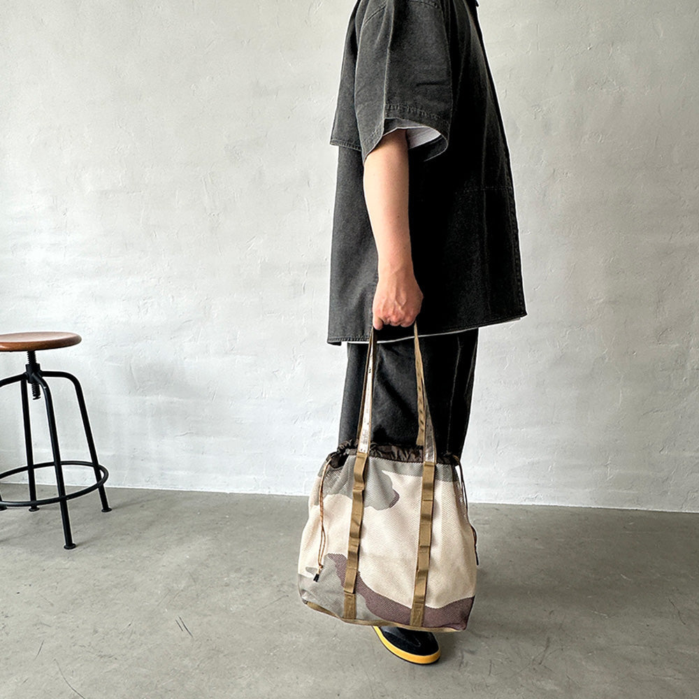 WEEKENDER] WKD MESH TOTE 3COL – HEMING'S official online store