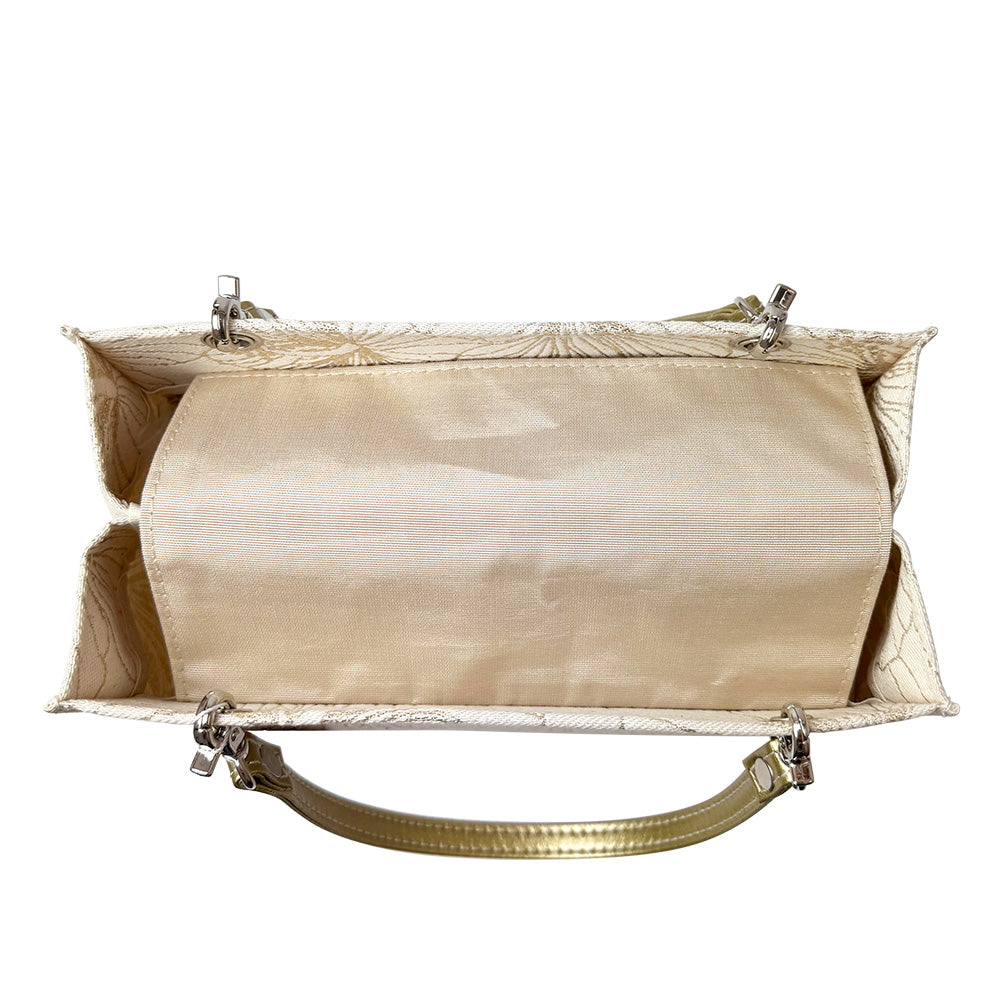 [etoffe] LINDER  SINGAPOUR/GOLD